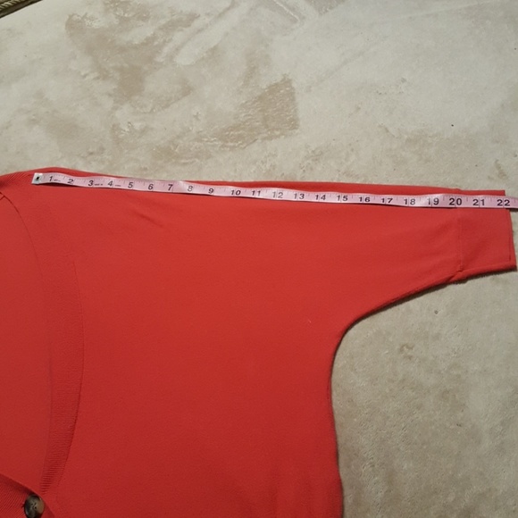 AEO Oversized Red Batwing Shrug/Cardi. Sz. Med. - Picture 5 of 6